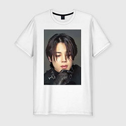 Футболка slim-fit Handsome Jimin, цвет: белый