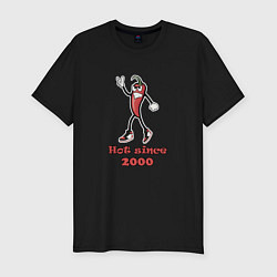 Футболка slim-fit Hot since 2000, цвет: черный