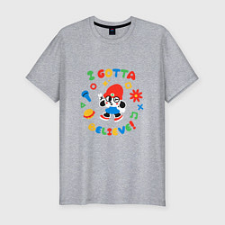 Футболка slim-fit I gotta believe, цвет: меланж