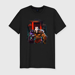 Футболка slim-fit Templar Assassin and Juggernaut, цвет: черный