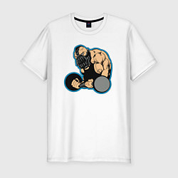 Футболка slim-fit Power man, цвет: белый