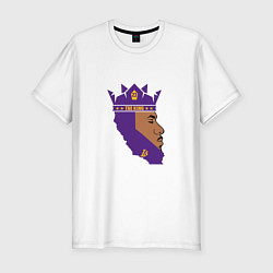 Футболка slim-fit Lebron the king, цвет: белый