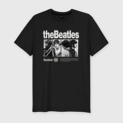 Футболка slim-fit The Beatles rock, цвет: черный