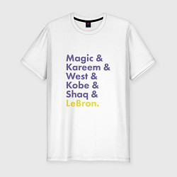 Мужская slim-футболка Lakers players