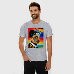 Футболка slim-fit Salvador Dali: Art, цвет: меланж — фото 2