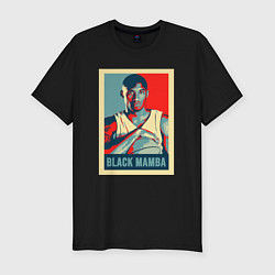 Футболка slim-fit Black mamba poster, цвет: черный