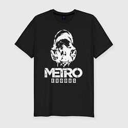 Футболка slim-fit Metro exodus art, цвет: черный