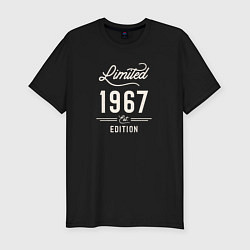 Футболка slim-fit 1967 ограниченный выпуск, цвет: черный