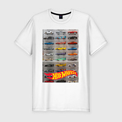 Футболка slim-fit Hot Wheels - collection, цвет: белый