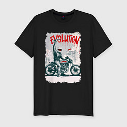 Футболка slim-fit Evolution - motorcycle, цвет: черный