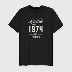 Футболка slim-fit 1974 ограниченный выпуск, цвет: черный