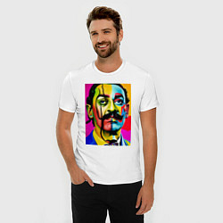 Футболка slim-fit Salvador Dali, цвет: белый — фото 2