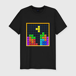 Футболка slim-fit Tetris, цвет: черный