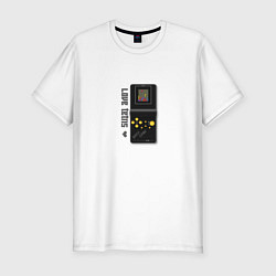 Футболка slim-fit Love Tetris, цвет: белый