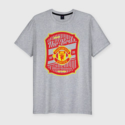 Футболка slim-fit Manchester 1878, цвет: меланж