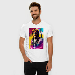 Футболка slim-fit John Lennon - world legend, цвет: белый — фото 2