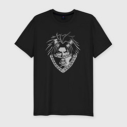 Футболка slim-fit Фейтан, цвет: черный