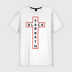 Футболка slim-fit Black Sabbath, цвет: белый