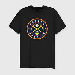 Футболка slim-fit Denver Nuggets, цвет: черный