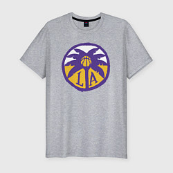 Футболка slim-fit Lakers California, цвет: меланж