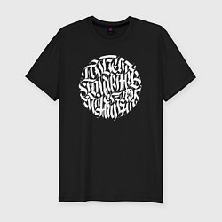 Футболка slim-fit Победа коммунизма неизбежна, цвет: черный
