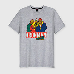 Футболка slim-fit Ironman, цвет: меланж