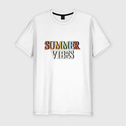 Мужская slim-футболка Summer Vibes