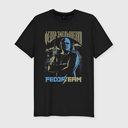 Футболка slim-fit Федор Емельяненко Fedor Emelianenko, цвет: черный