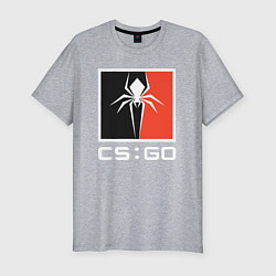 Футболка slim-fit CS spider, цвет: меланж