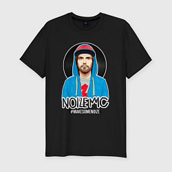 Футболка slim-fit Noize MC - makesomenoize, цвет: черный