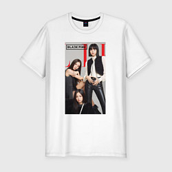 Футболка slim-fit Blackpink poster, цвет: белый