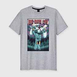 Футболка slim-fit One more life, цвет: меланж