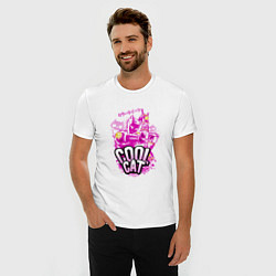 Футболка slim-fit Cool cat- Killer queen- Jo jo, цвет: белый — фото 2