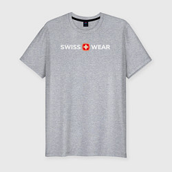 Мужская slim-футболка Swiss wear middle