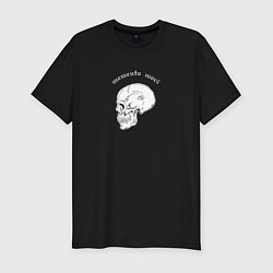 Футболка slim-fit Skull Memento Mori, цвет: черный