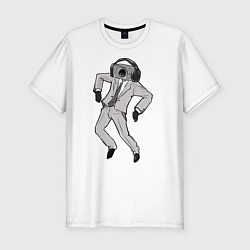 Футболка slim-fit Camera man, цвет: белый