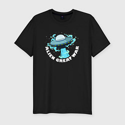 Футболка slim-fit Alien great war, цвет: черный