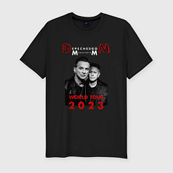 Футболка slim-fit Depeche Mode 2023 Memento Mori - Dave & Martin 09, цвет: черный