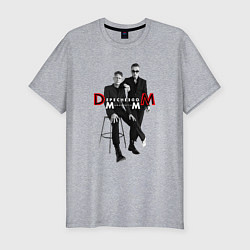 Футболка slim-fit Depeche Mode - Memento Mori Two of Us, цвет: меланж