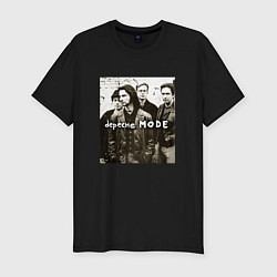 Футболка slim-fit Depeche Mode - Devotional Tour Retro 01, цвет: черный