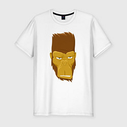 Футболка slim-fit Gorilla style, цвет: белый