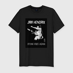 Футболка slim-fit Tribute to Jimi Hendrix, цвет: черный