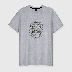 Футболка slim-fit Персонаж Goku, цвет: меланж