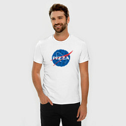 Футболка slim-fit Pizza x NASA, цвет: белый — фото 2