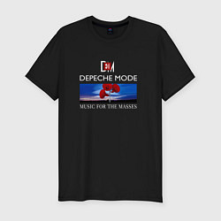 Футболка slim-fit Depeche Mode - Music for the Masses logo, цвет: черный