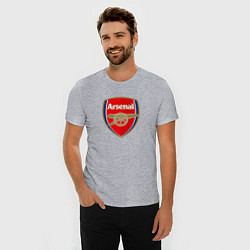 Футболка slim-fit Arsenal fc sport, цвет: меланж — фото 2