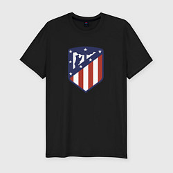 Футболка slim-fit Atletico Madrid FC, цвет: черный