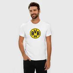 Футболка slim-fit Borussia fc sport, цвет: белый — фото 2