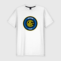 Футболка slim-fit Inter sport fc, цвет: белый