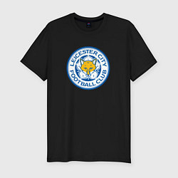 Футболка slim-fit Leicester city fc, цвет: черный